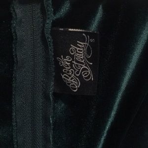 green velvet dress by Rock Steady